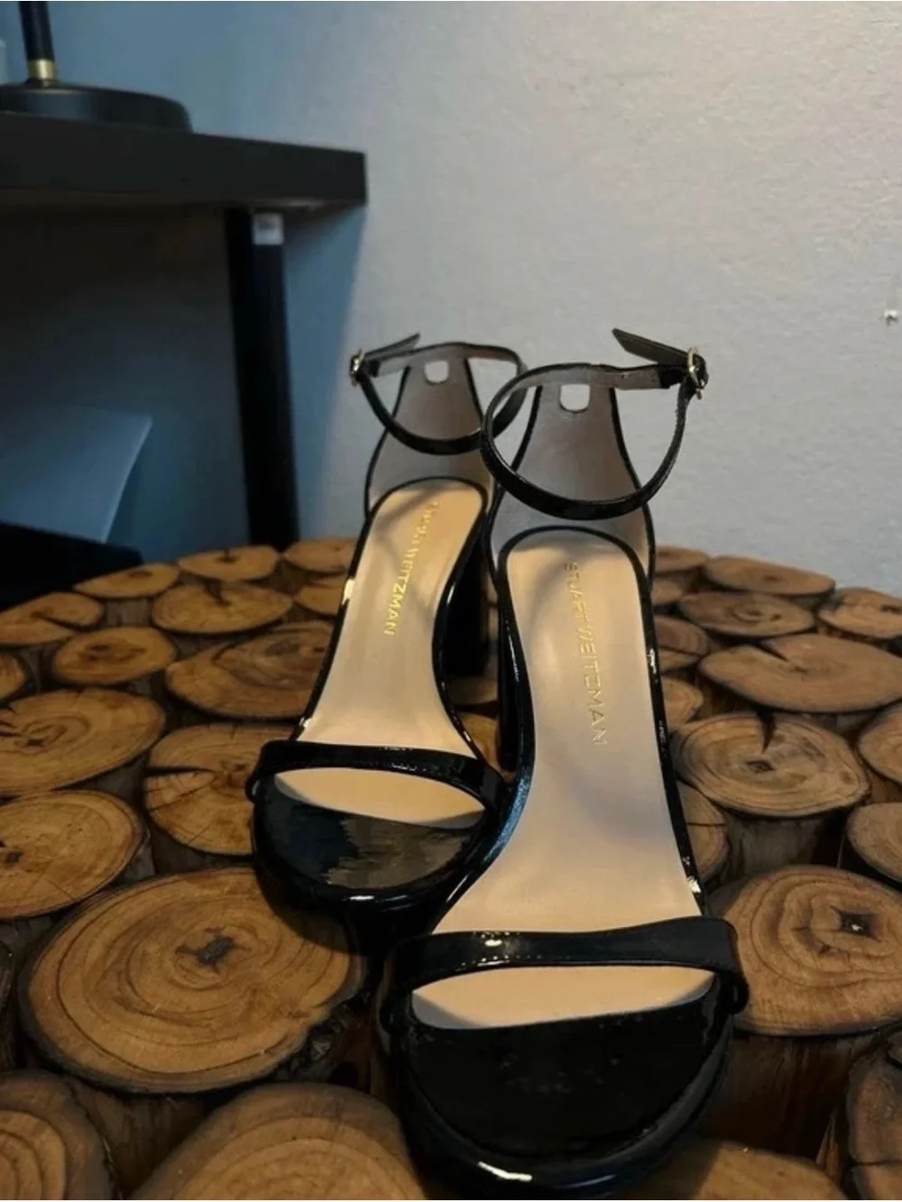 Stuart Weitzman Nudist Block Heel